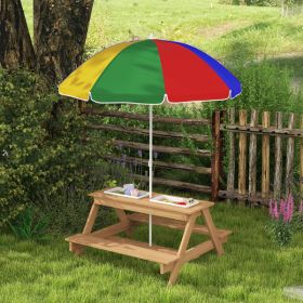 Wooden Outdoor Kids Picnic Table ( Amazon Shipping)(Prohibited by WalMart)